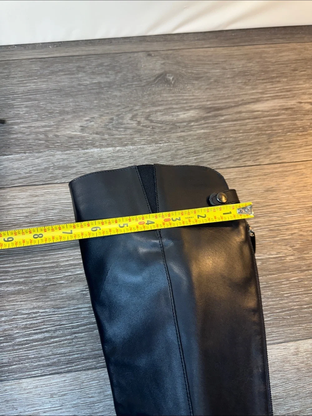 Emanuele Crasto Over-the-Knee Black Leather Boots Italy leather woman’s SZ 39